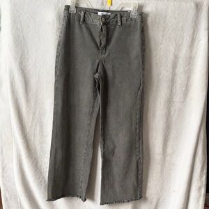 Zenana Outfitters Gray Straight Leg Jeans